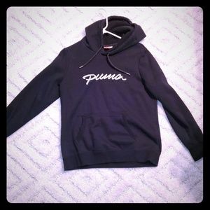 PUMA black hoodie size L